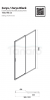 BESCO Drzwi prysznicowe przesuwne Zarya Chrom 100 DZ-100
